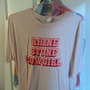 Rhinestone cowgirl t-shirt!